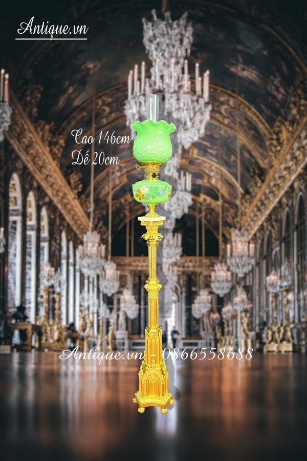 Đèn dầu Pháp, cao 146cm – ảnh 1