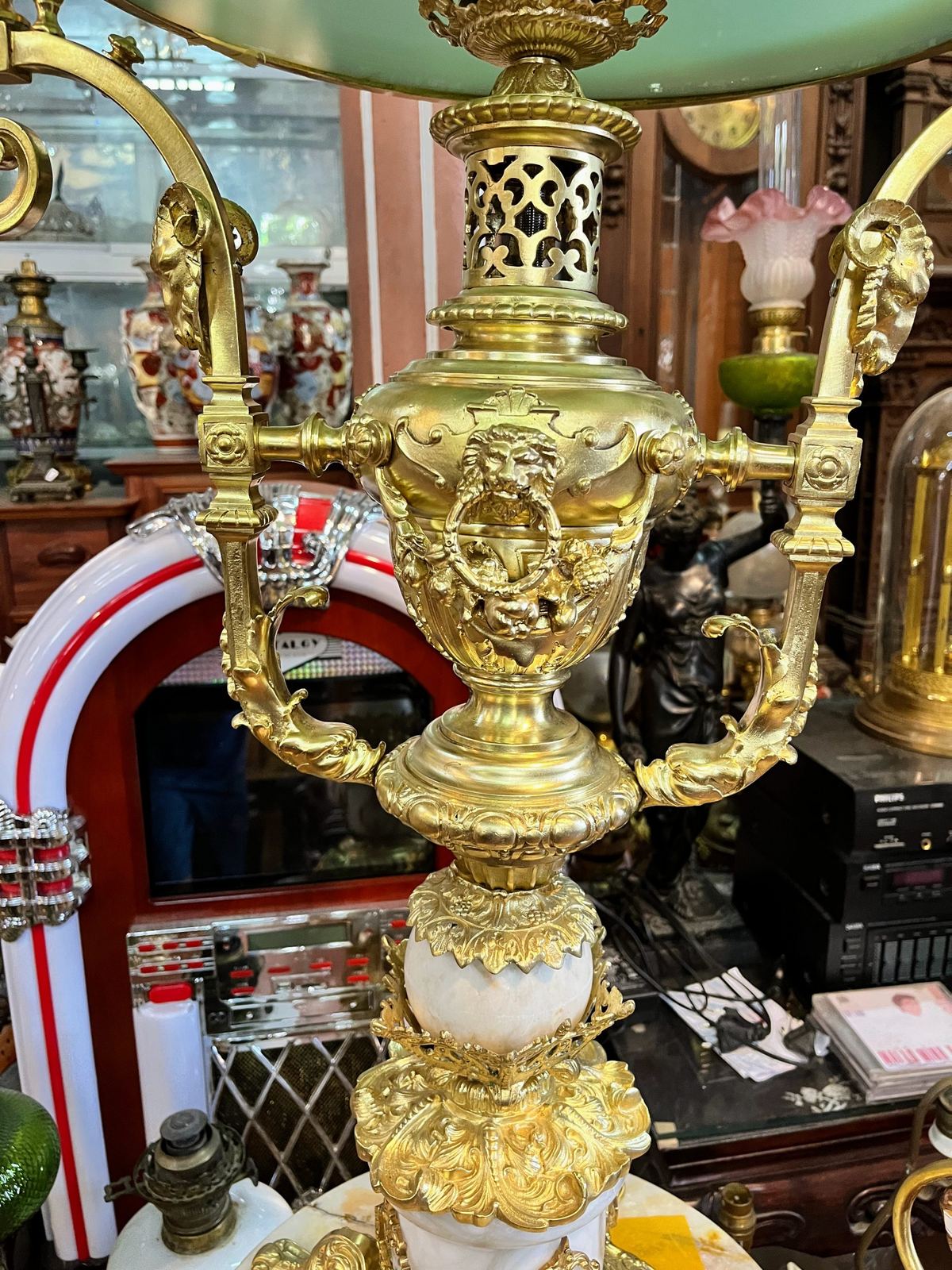 Đèn cây điện Pháp, cao 97cm – ảnh 3