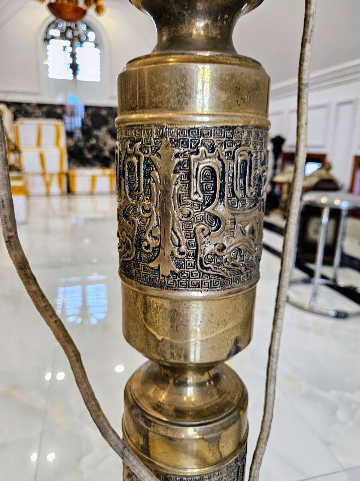 Điện thoại quay số cổ điển Ý, cao 108cm – ảnh 3