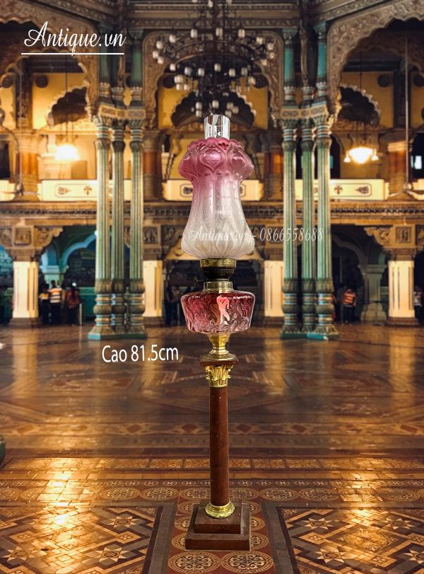 Đèn dầu Pháp, cao 81.5cm – ảnh 1