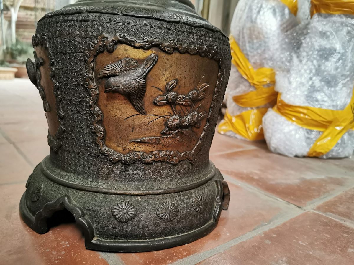 Chân đèn đồng Pháp – ảnh 8
