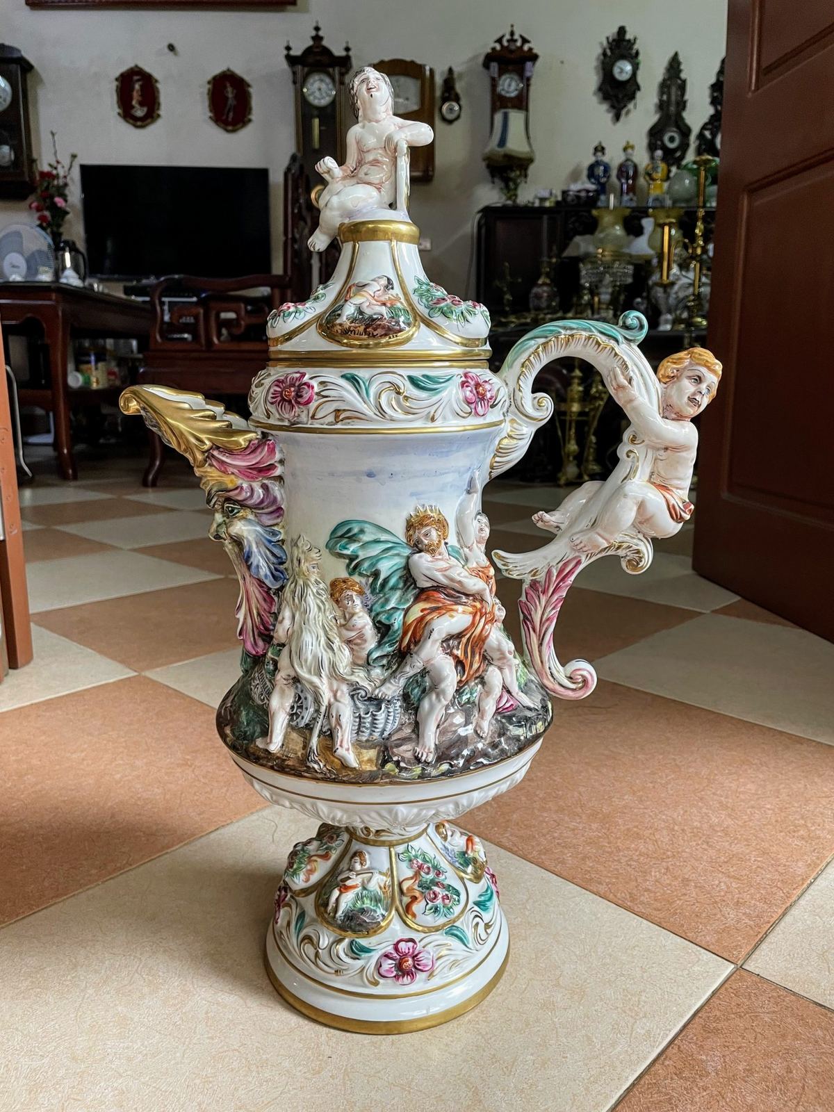 Bình sứ Italy, cao 57cm – ảnh 1