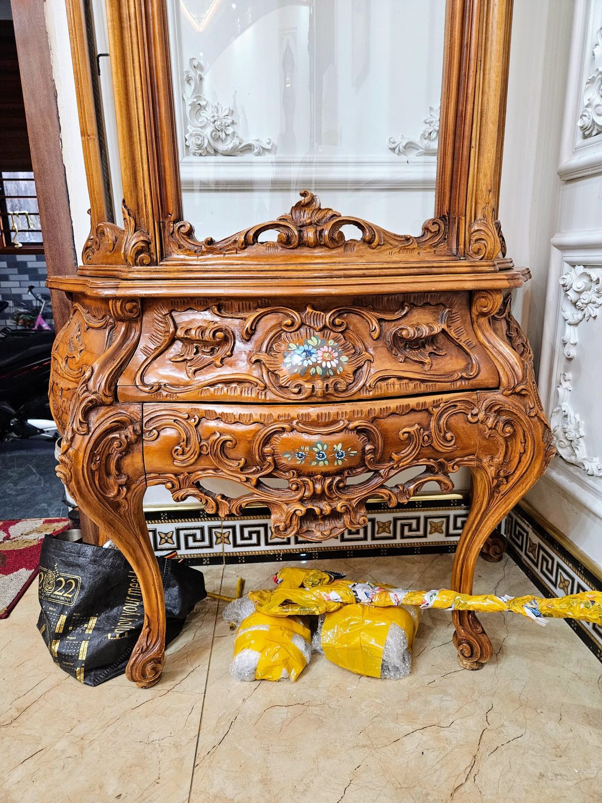 Tủ gỗ Pháp, cao 205cm – ảnh 5