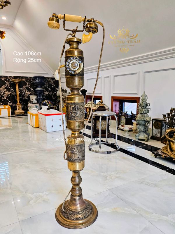 Điện thoại quay số cổ điển Ý, cao 108cm – ảnh 1