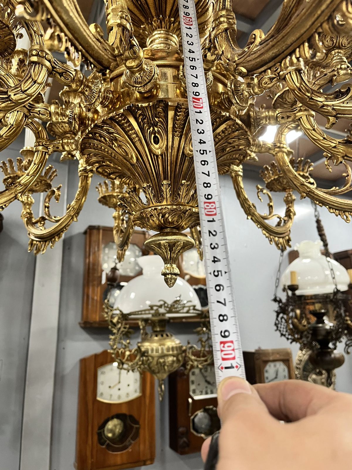 Đèn chùm Pháp, dài 87cm – ảnh 9