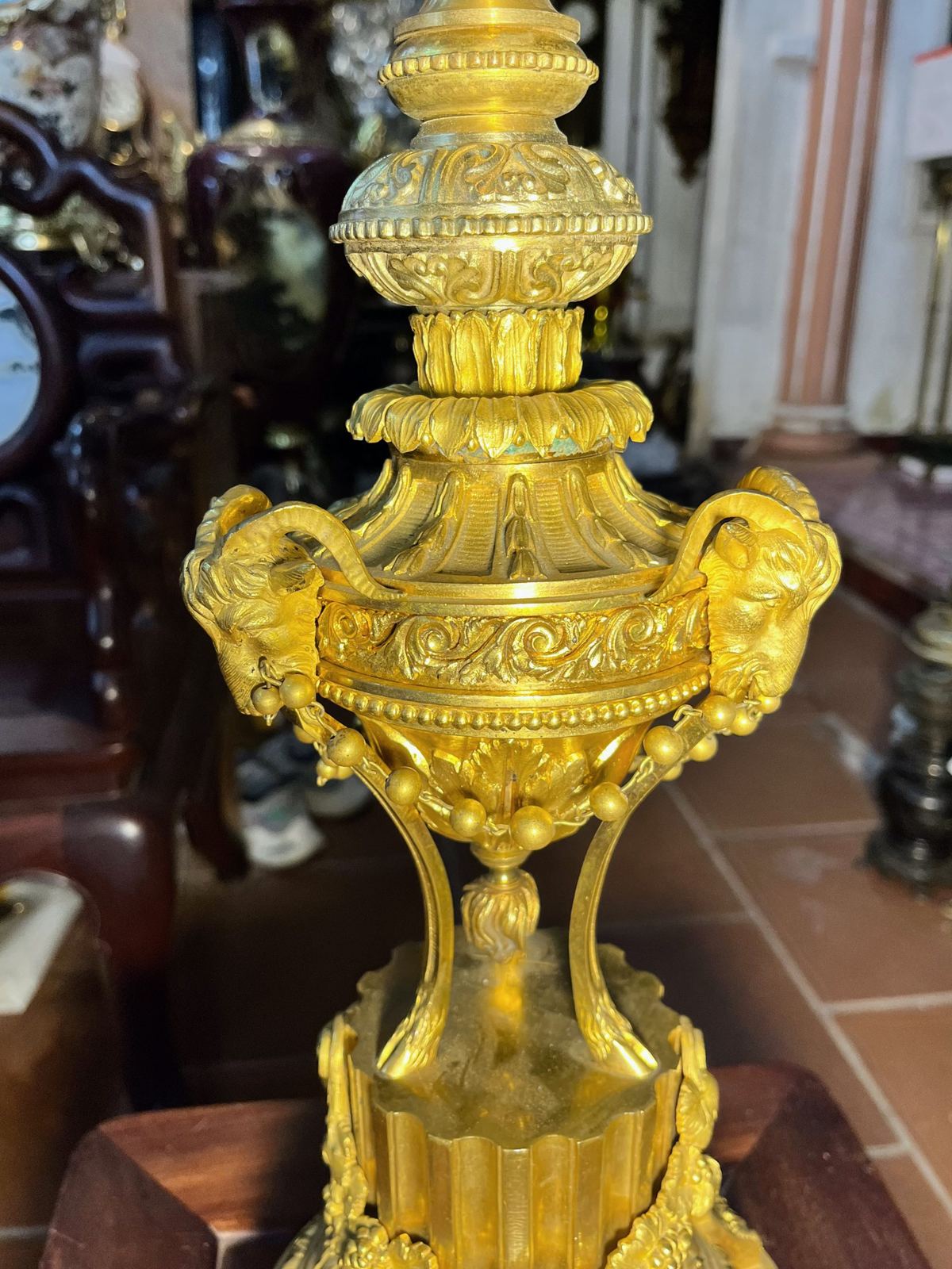 Đèn dầu Pháp, cao 88cm – ảnh 4