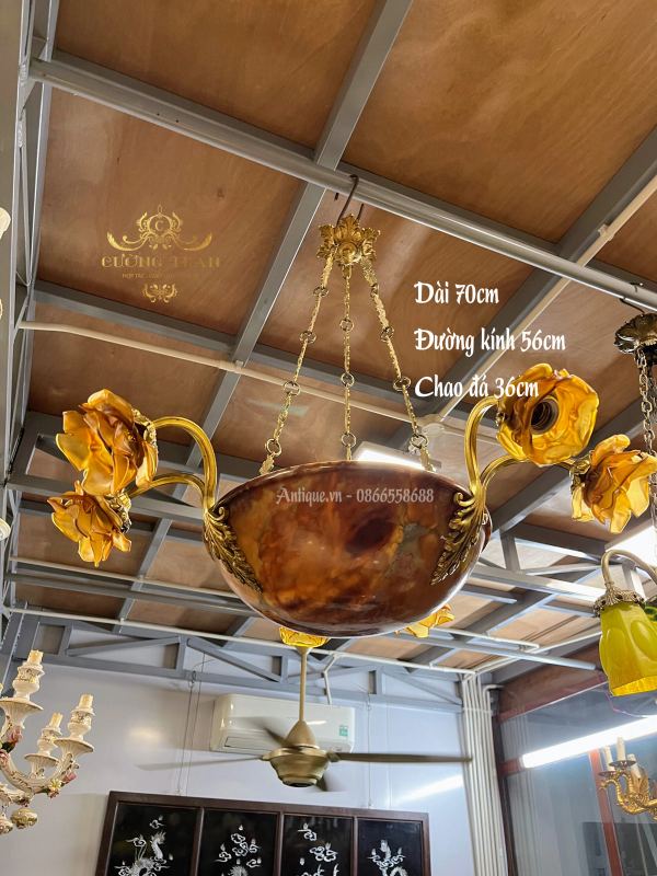 Đèn chao đá, dài 70cm – ảnh 1