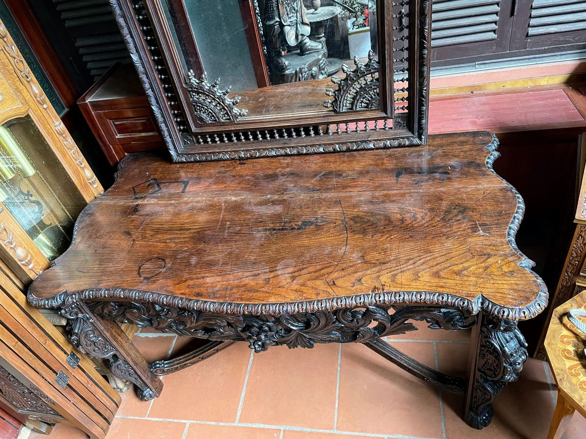 Bộ bàn gương Pháp, cao 80cm – ảnh 7