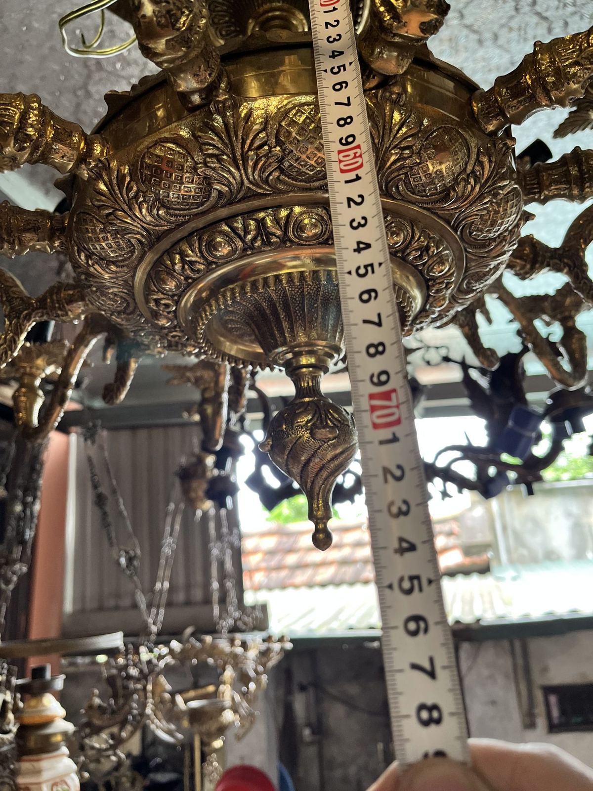 Đèn chùm Pháp, dài 74cm – ảnh 7