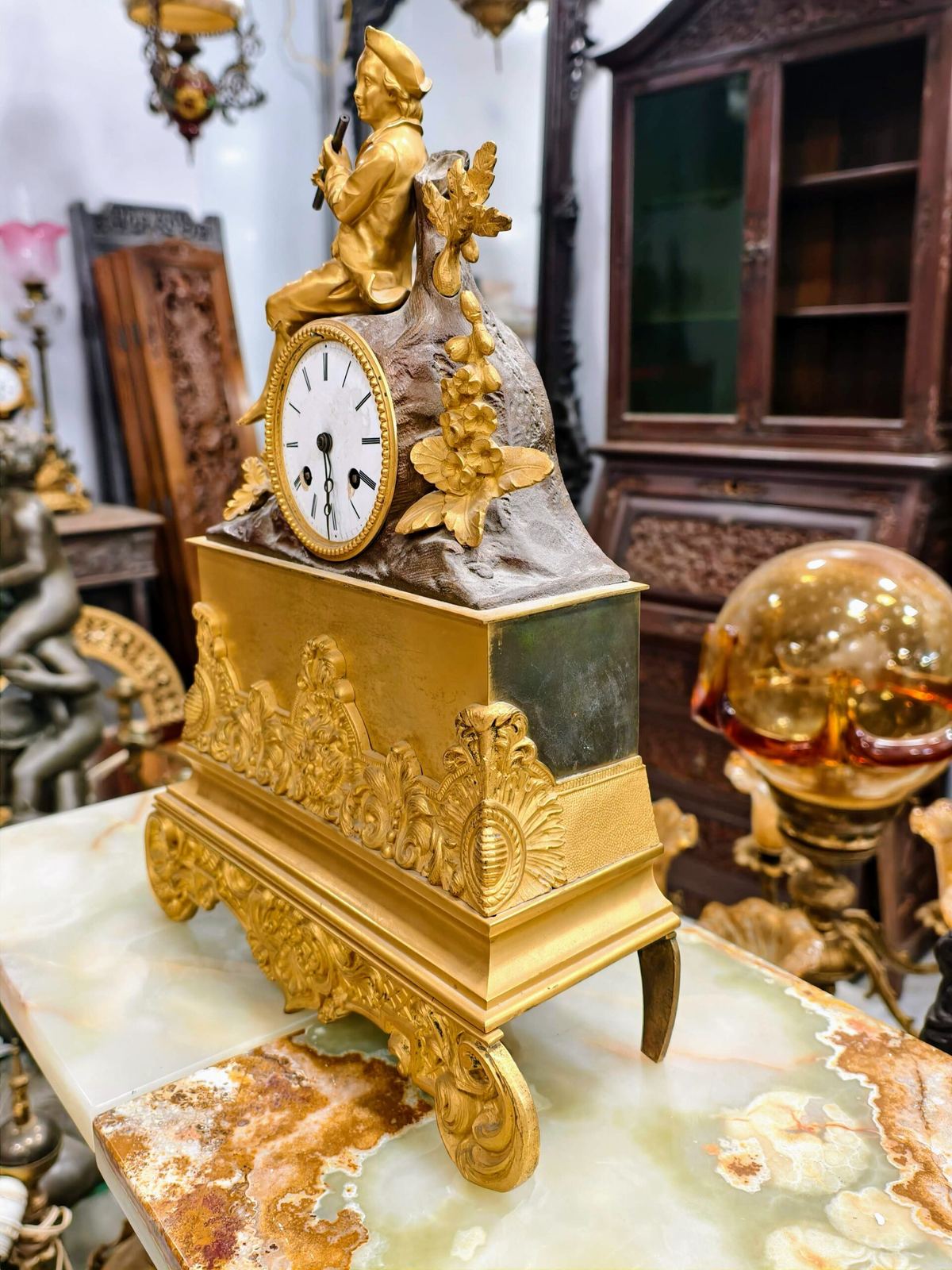 Đồng hồ tượng Pháp, cao 42cm – ảnh 4
