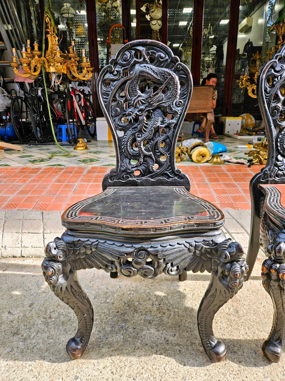 Ghế gỗ nhật – ảnh 2