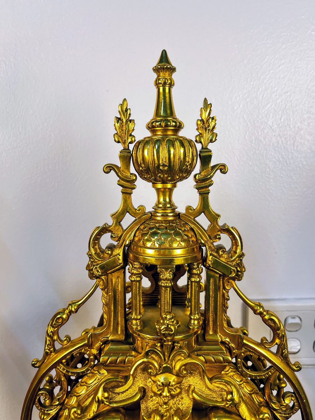 Bộ đồng hồ chân nến Pháp, cao 53cm – ảnh 5