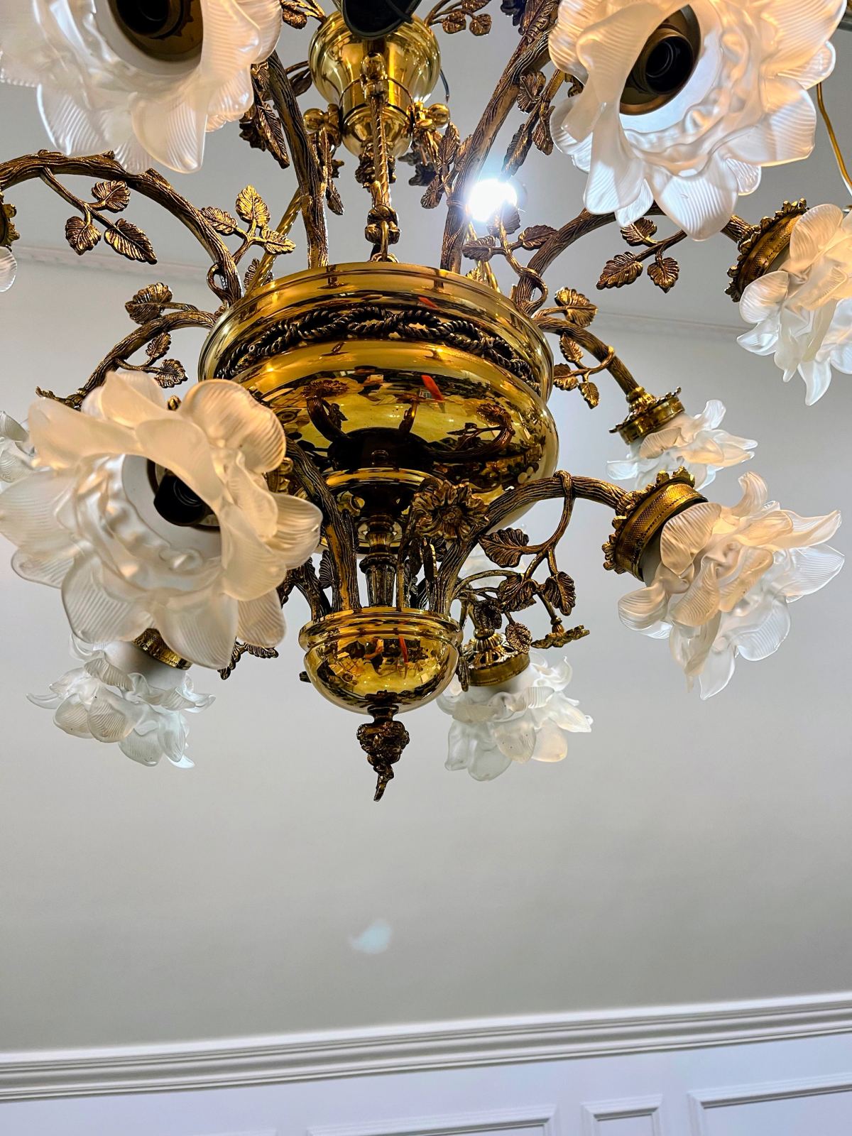 Đèn chùm hoa Pháp, dài 74cm – ảnh 2