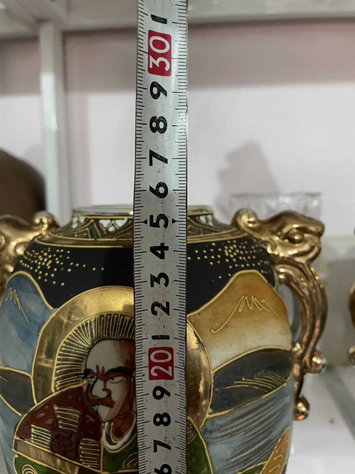 Cặp bình Satsuma, cao 25cm – ảnh 8