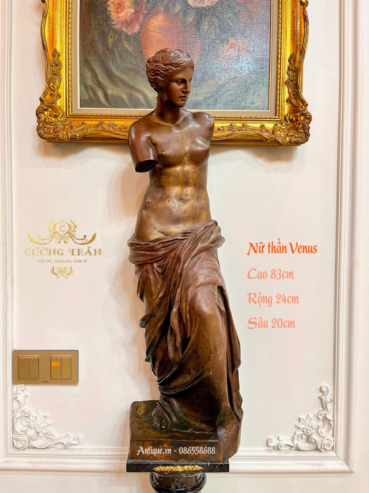 Tượng nữ thần Venus, cao 83cm – ảnh 1