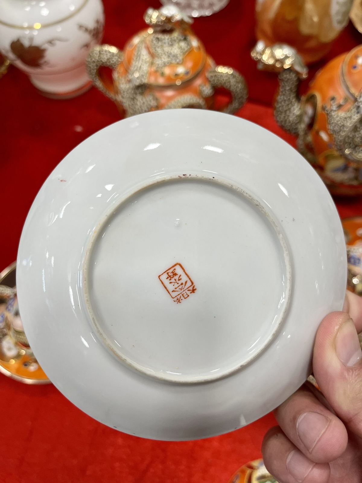 Bộ ấm trà Satsuma Nhật Bản – ảnh 11