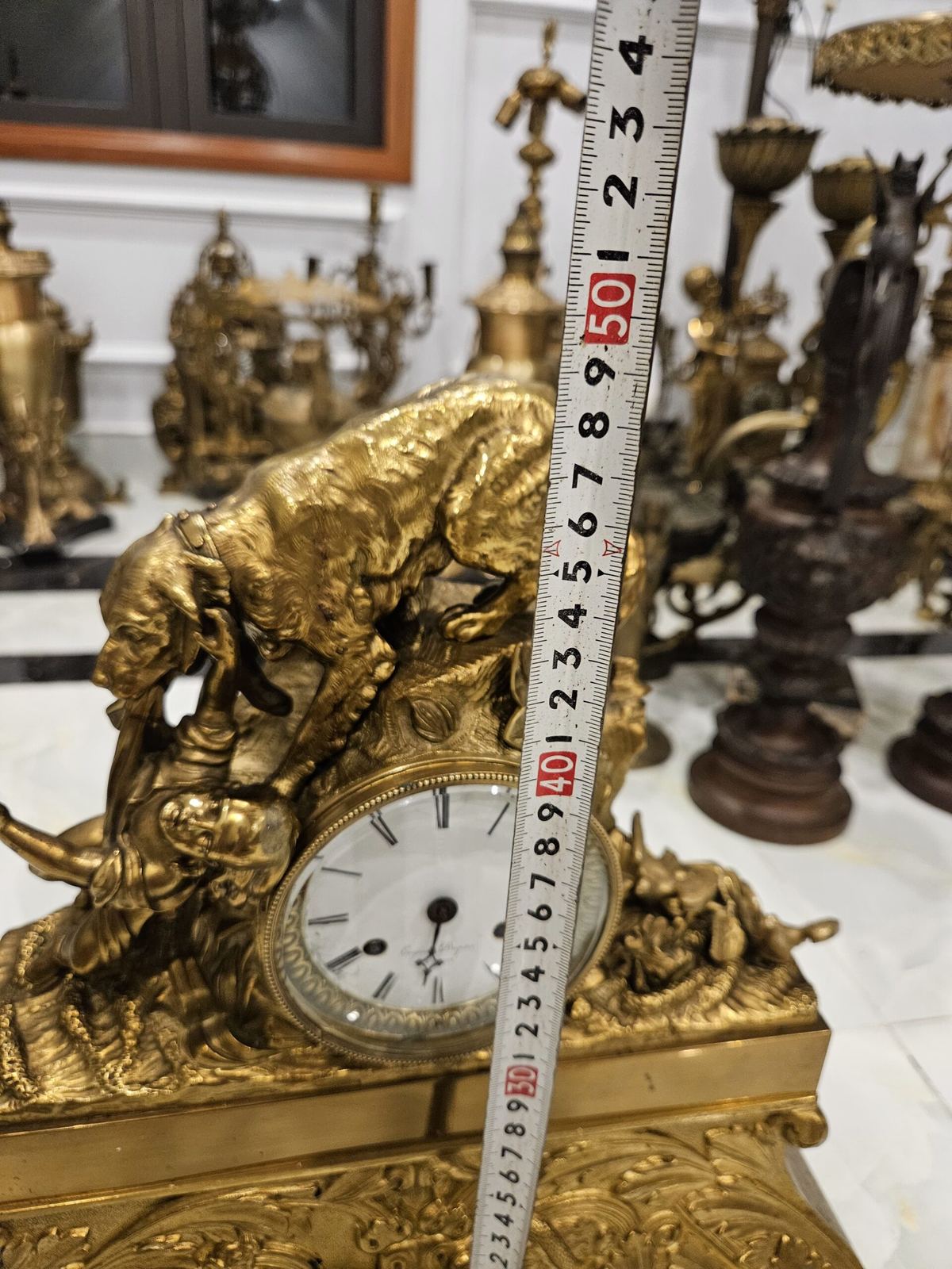 Đồng hồ tượng Pháp, cao 48cm – ảnh 4