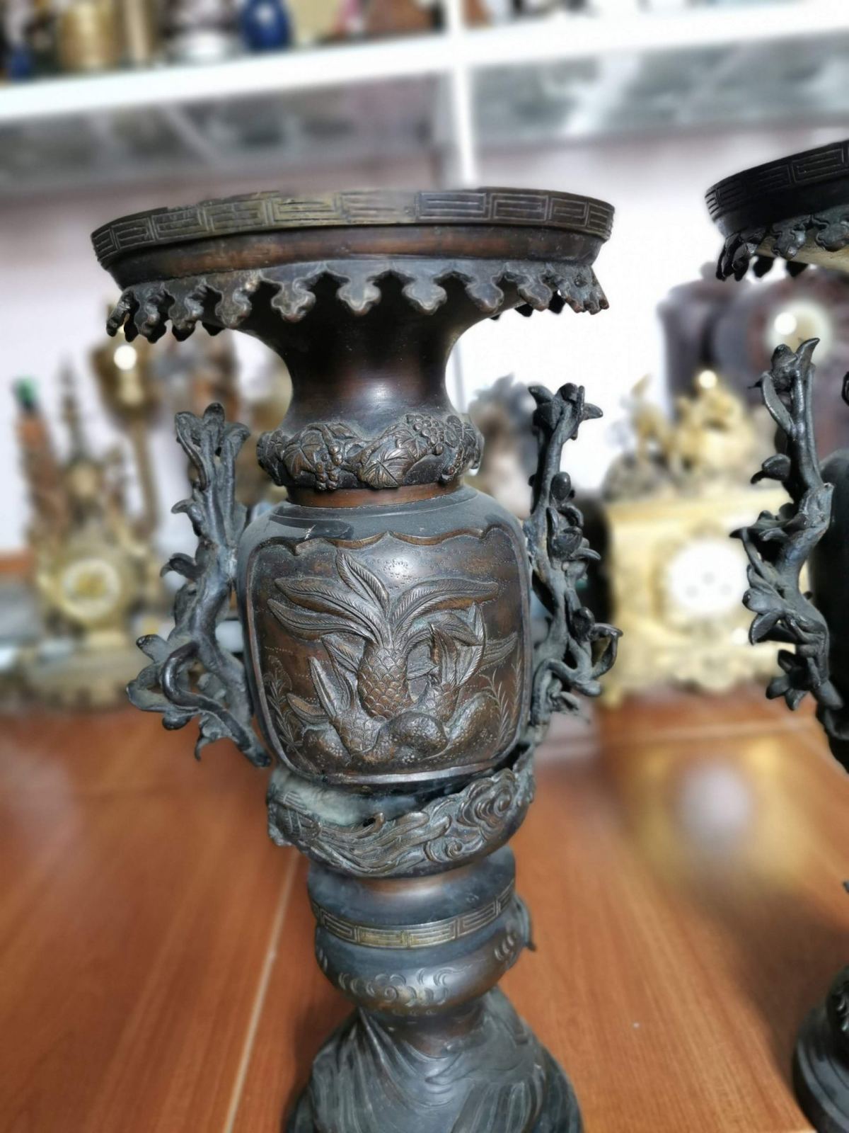 Cặp bình đồng Nhật – ảnh 5