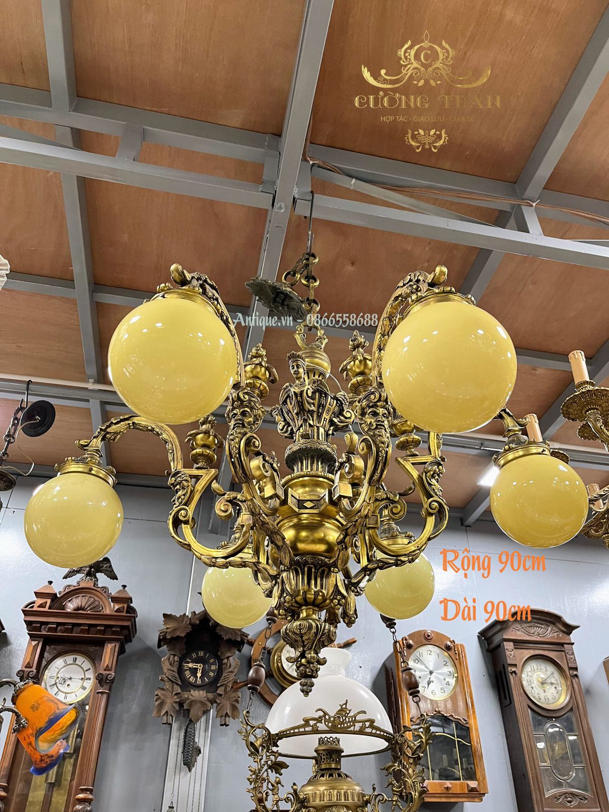 Đèn chùm xưa Pháp – ảnh 2