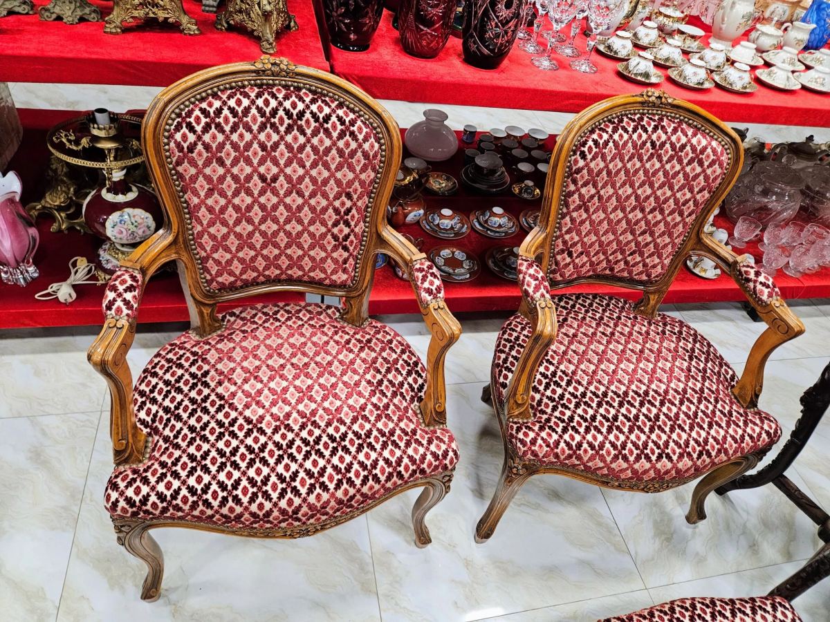 Bộ sofa nỉ nhung – ảnh 5