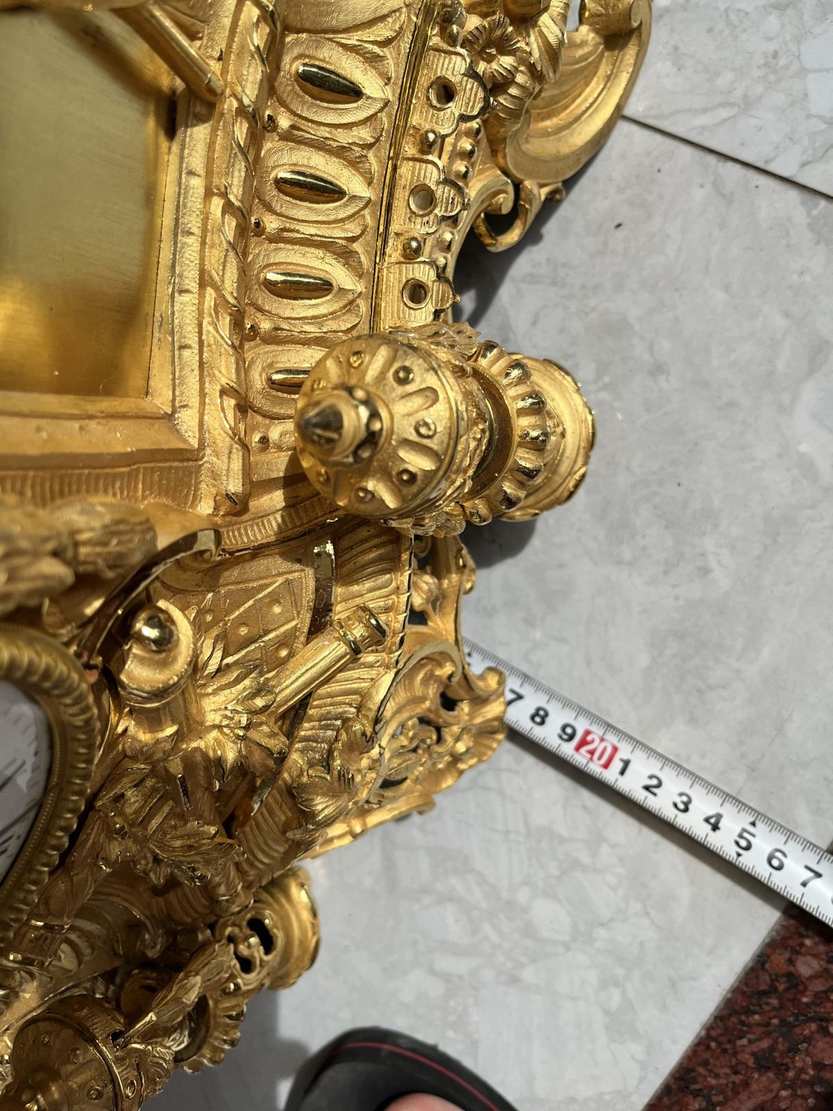 Đồng hồ tượng Pháp, cao 56cm – ảnh 8