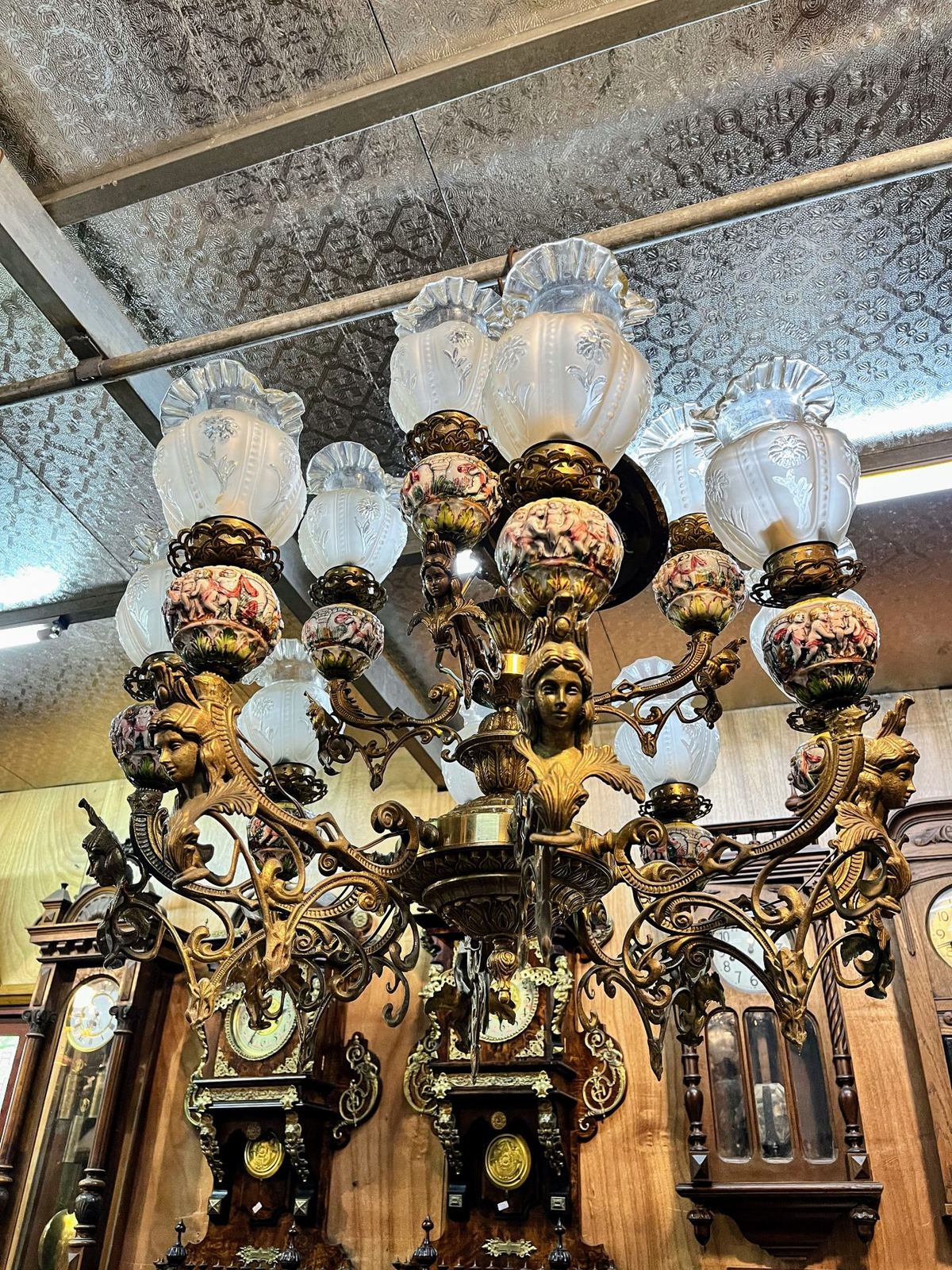 Đèn chùm bầu sứ – ảnh 1