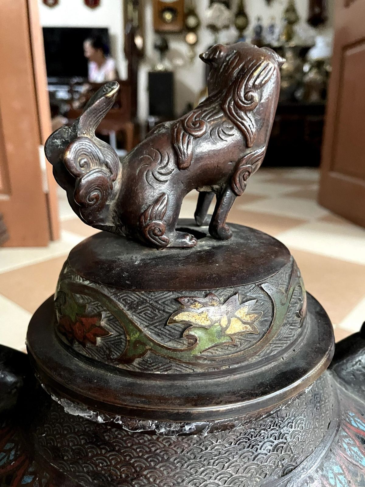 Bộ 3 món pháp lam Nhật cổ – ảnh 10