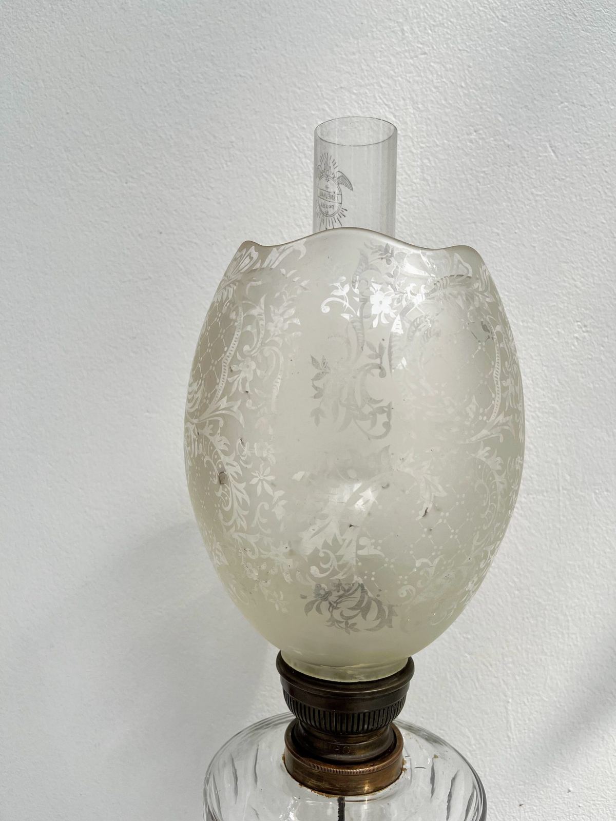 Đèn dầu để bàn Pháp, cao 77cm – ảnh 2
