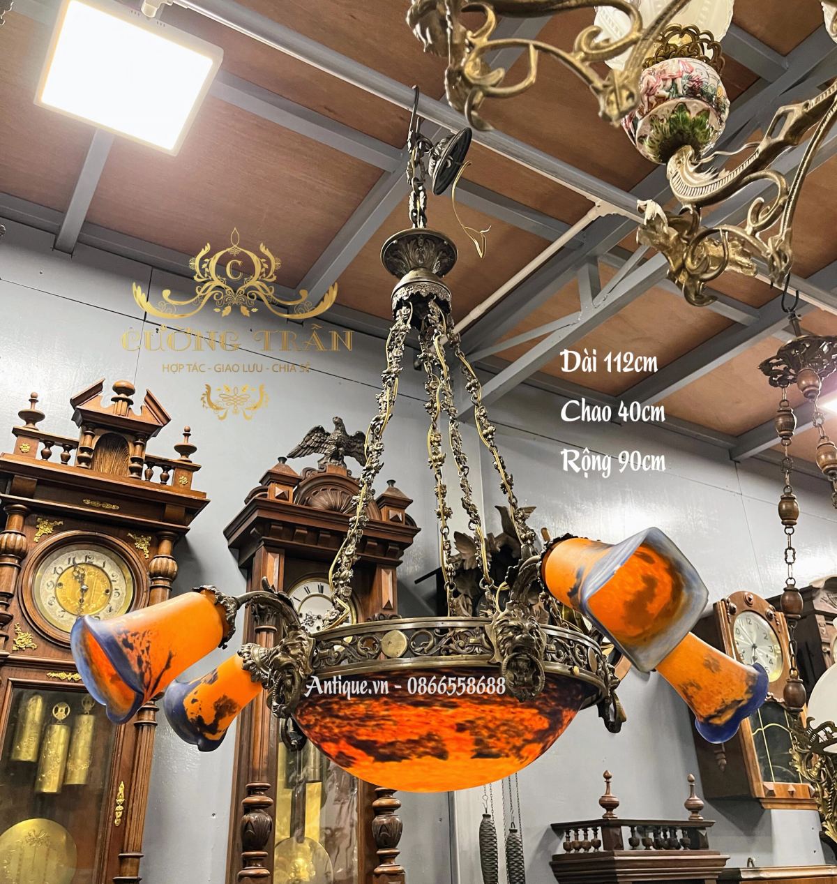 Đèn chùm, dài 112cm – ảnh 3