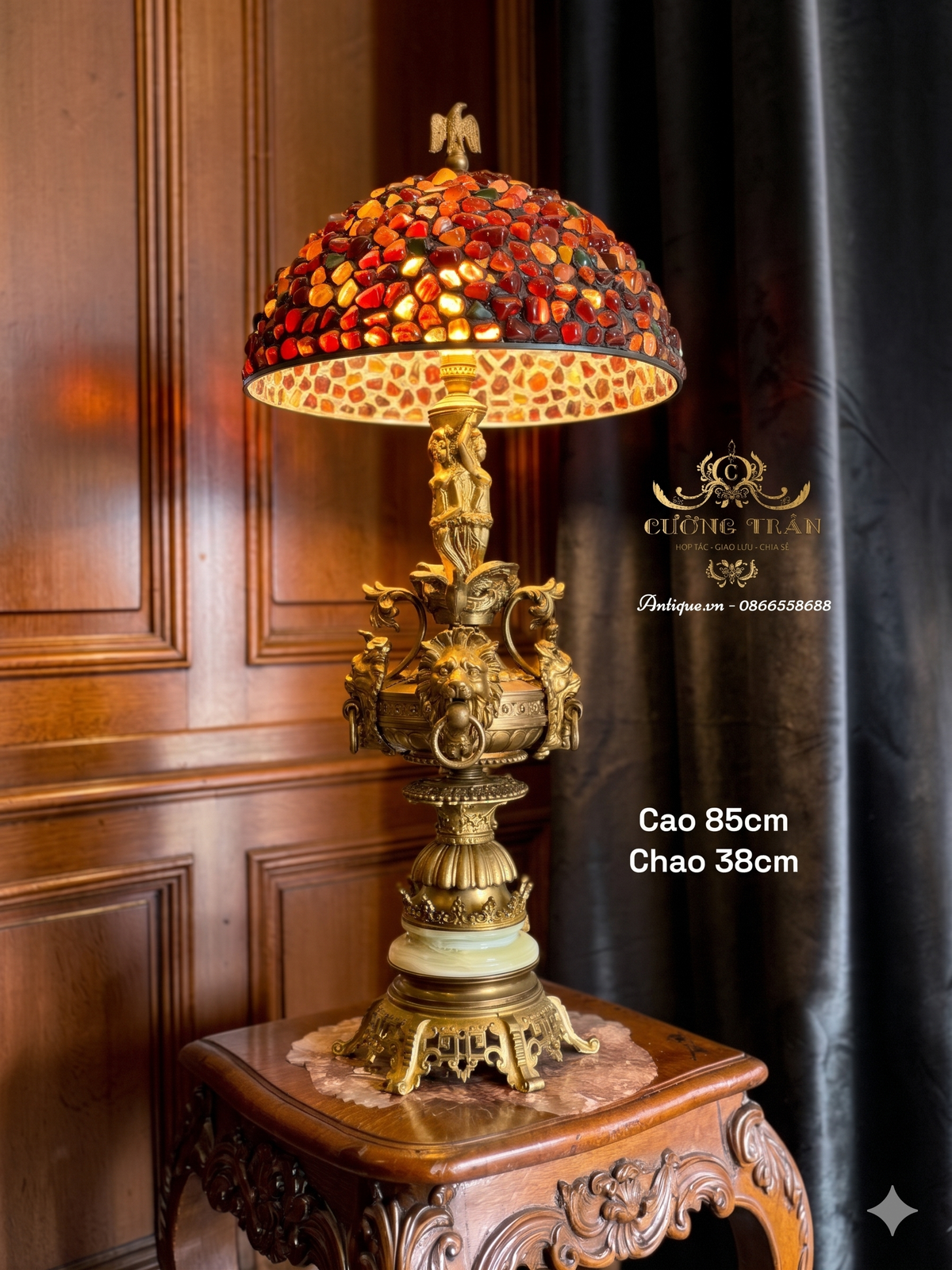 Đèn tiffani, cao 84cm – ảnh 1