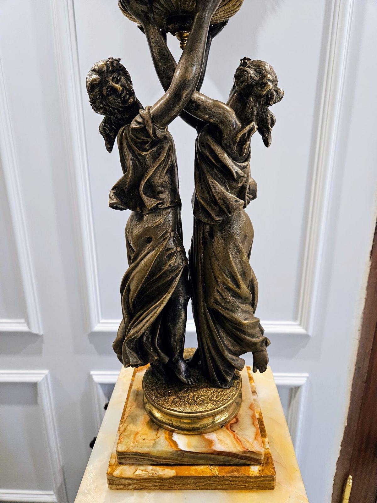 Đèn dầu tượng, cao 97cm – ảnh 4