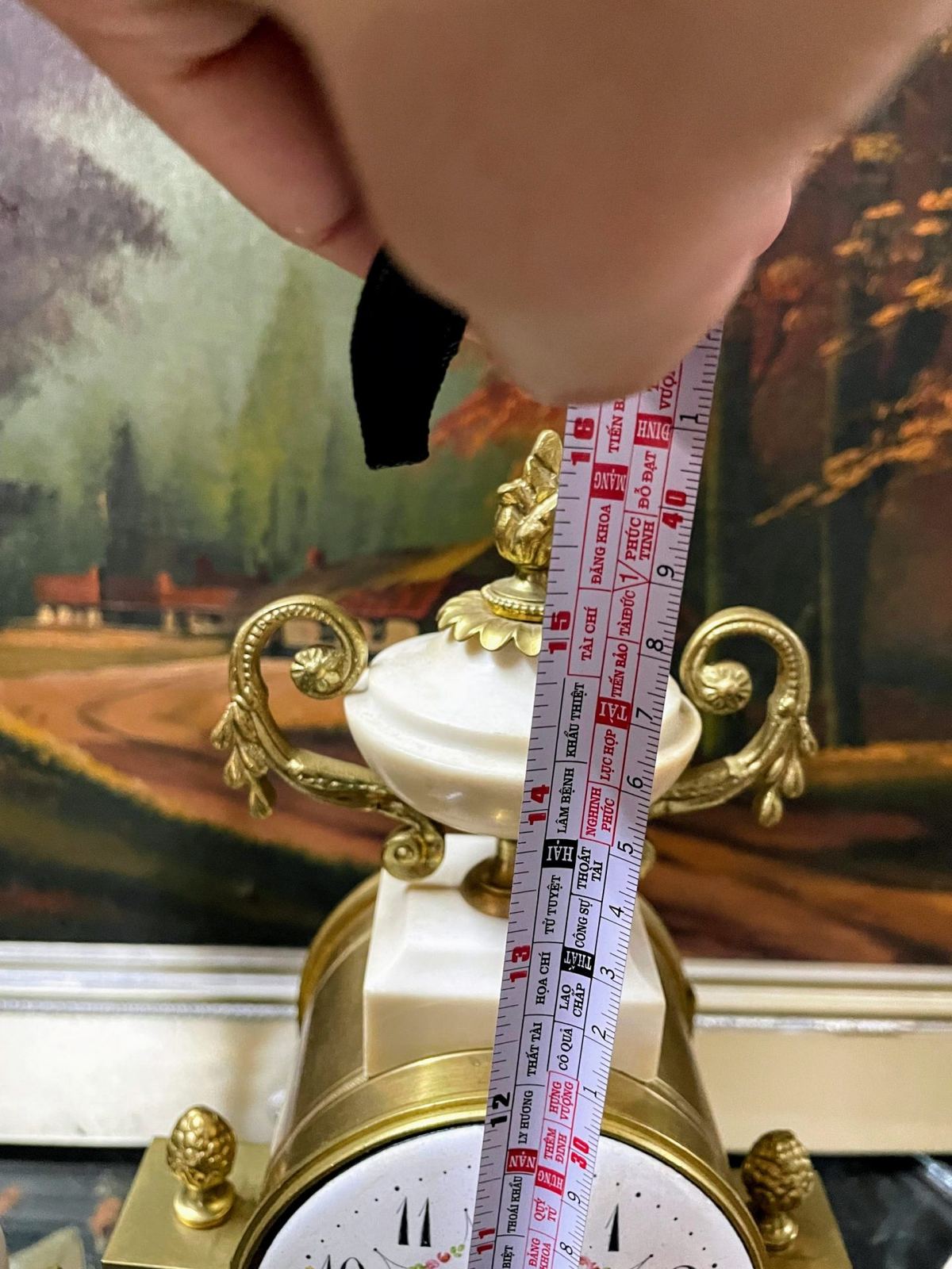Bộ đồng hồ 3 món Pháp, cao 41cm – ảnh 7