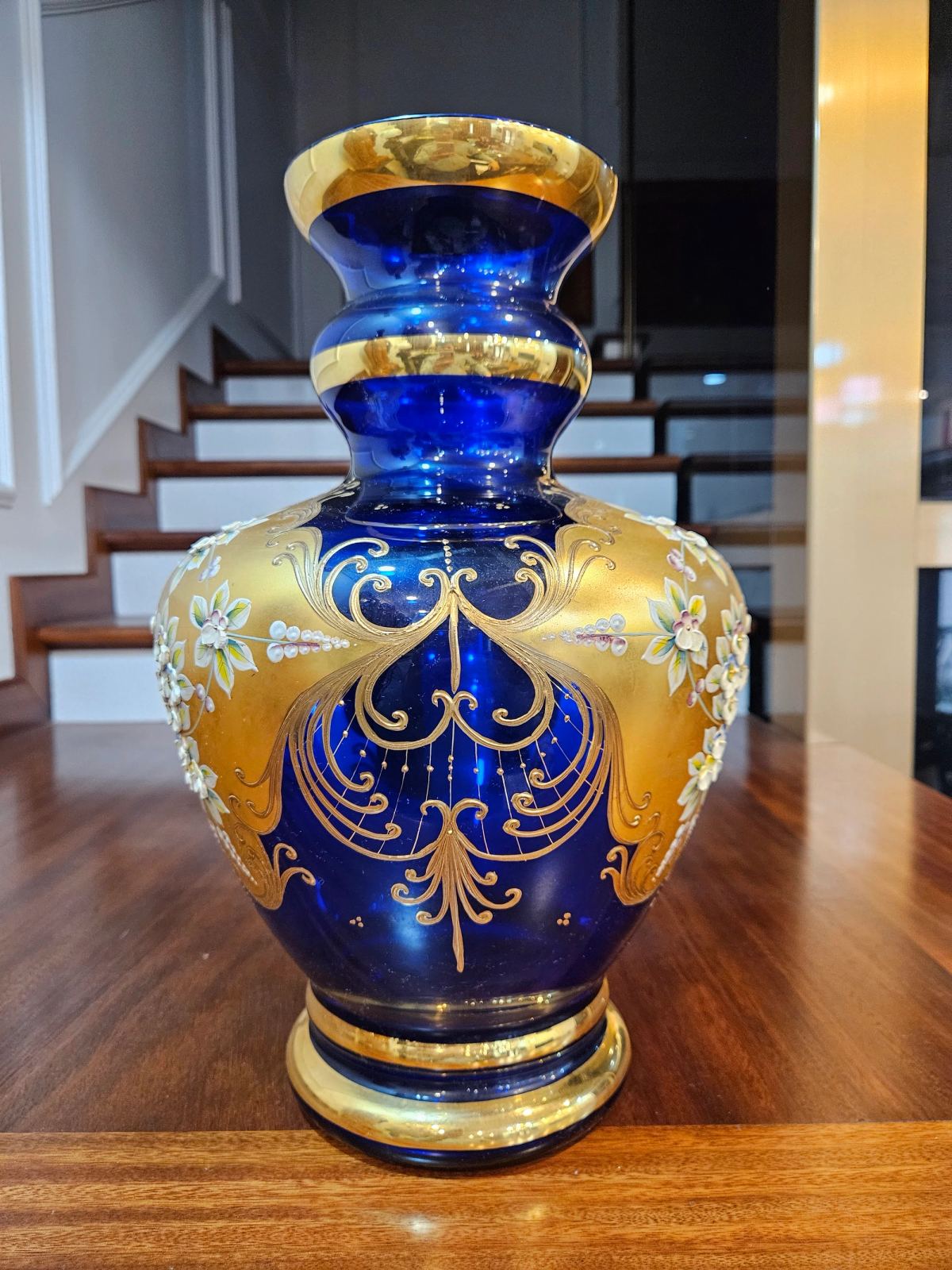 Bình hoa pha lê Tiệp Khắc, cao 41cm – ảnh 2