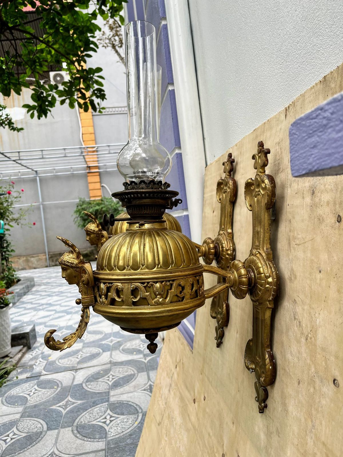 Cặp đèn dầu tường – ảnh 9