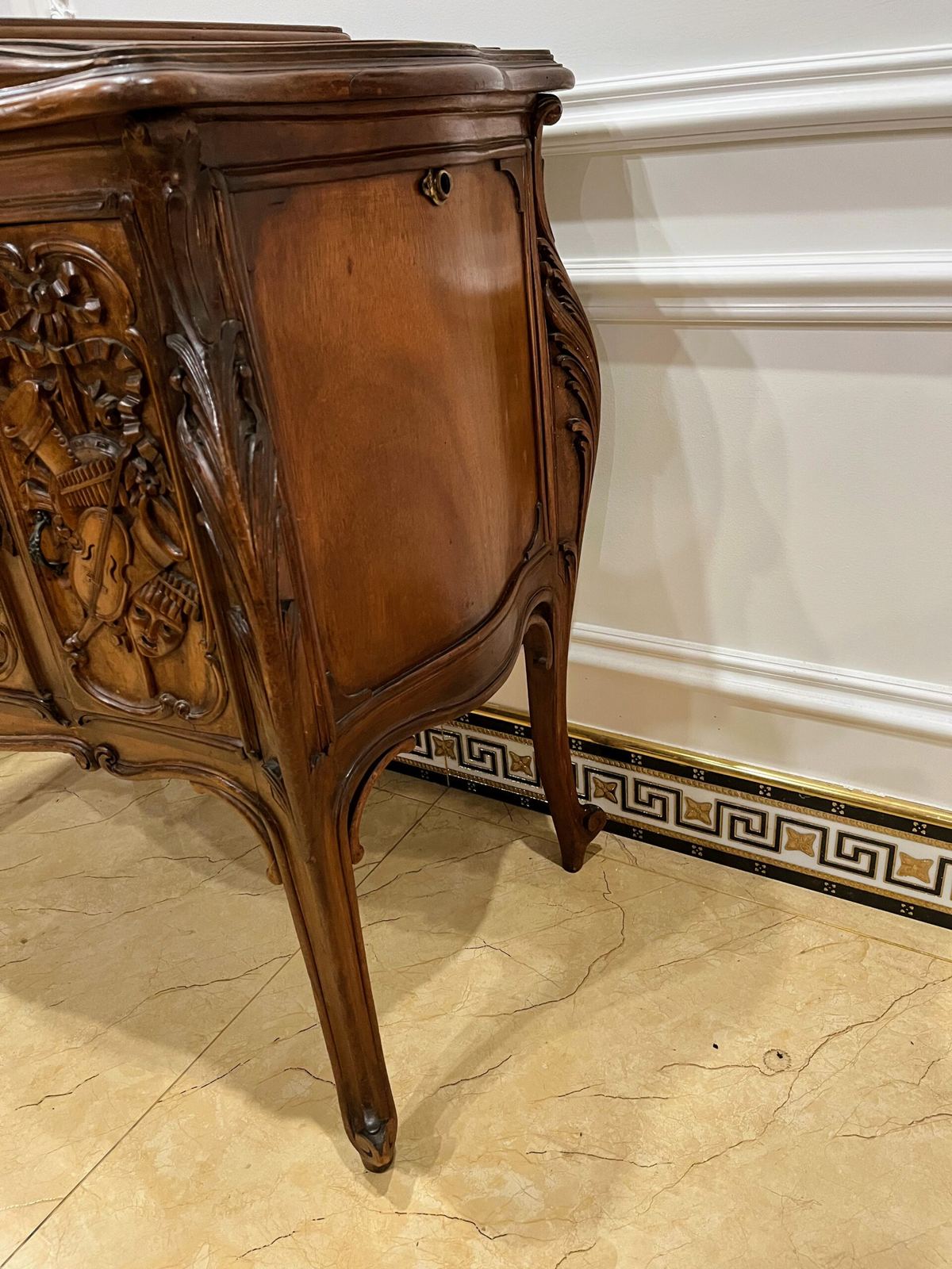 Tủ gỗ Pháp, cao 102cm – ảnh 4