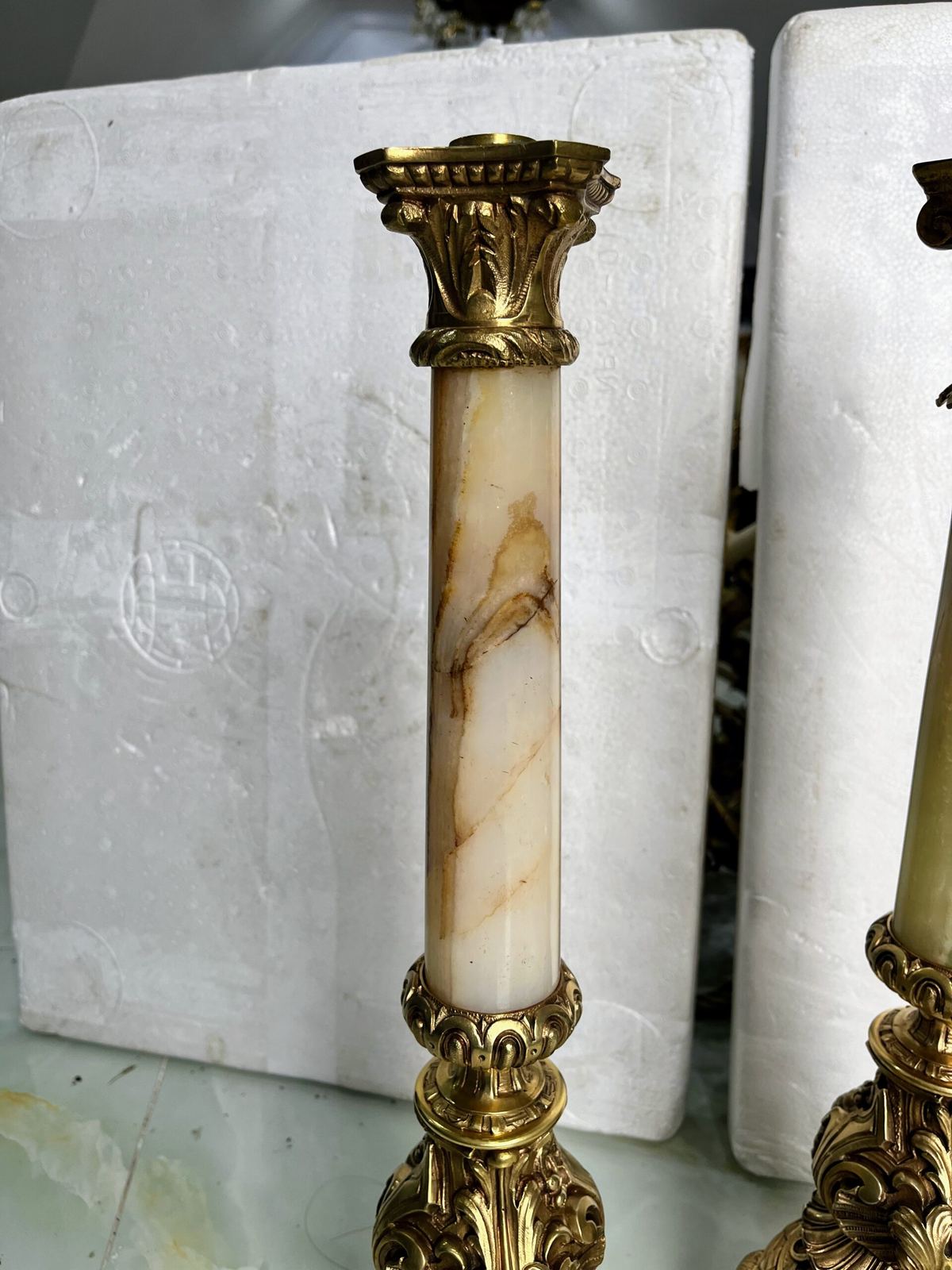 Chân đèn dầu Pháp, cao 52cm – ảnh 2