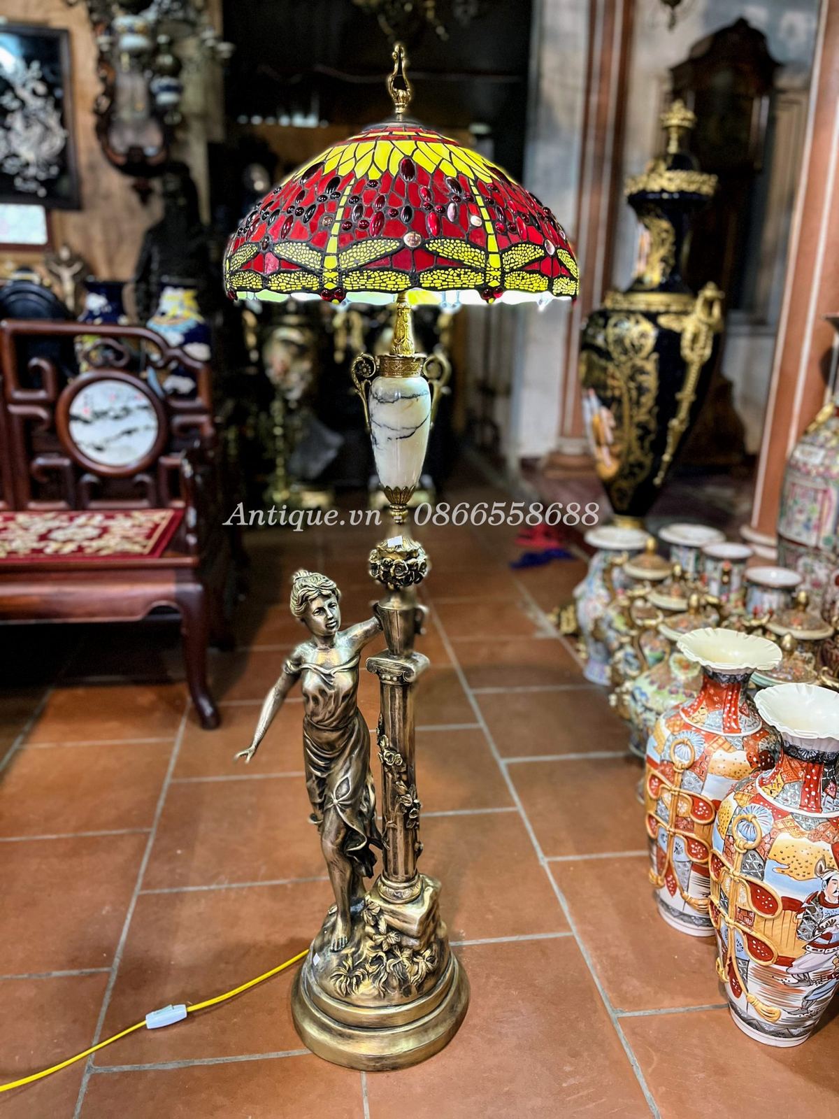 Đèn tượng Pháp, cao 138cm – ảnh 2