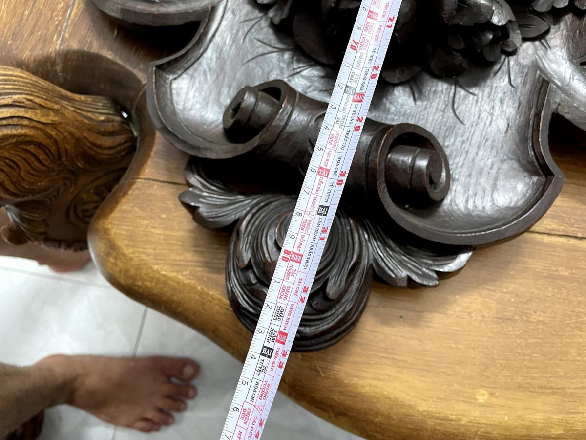 Đồng hồ phù điêu gỗ – ảnh 8