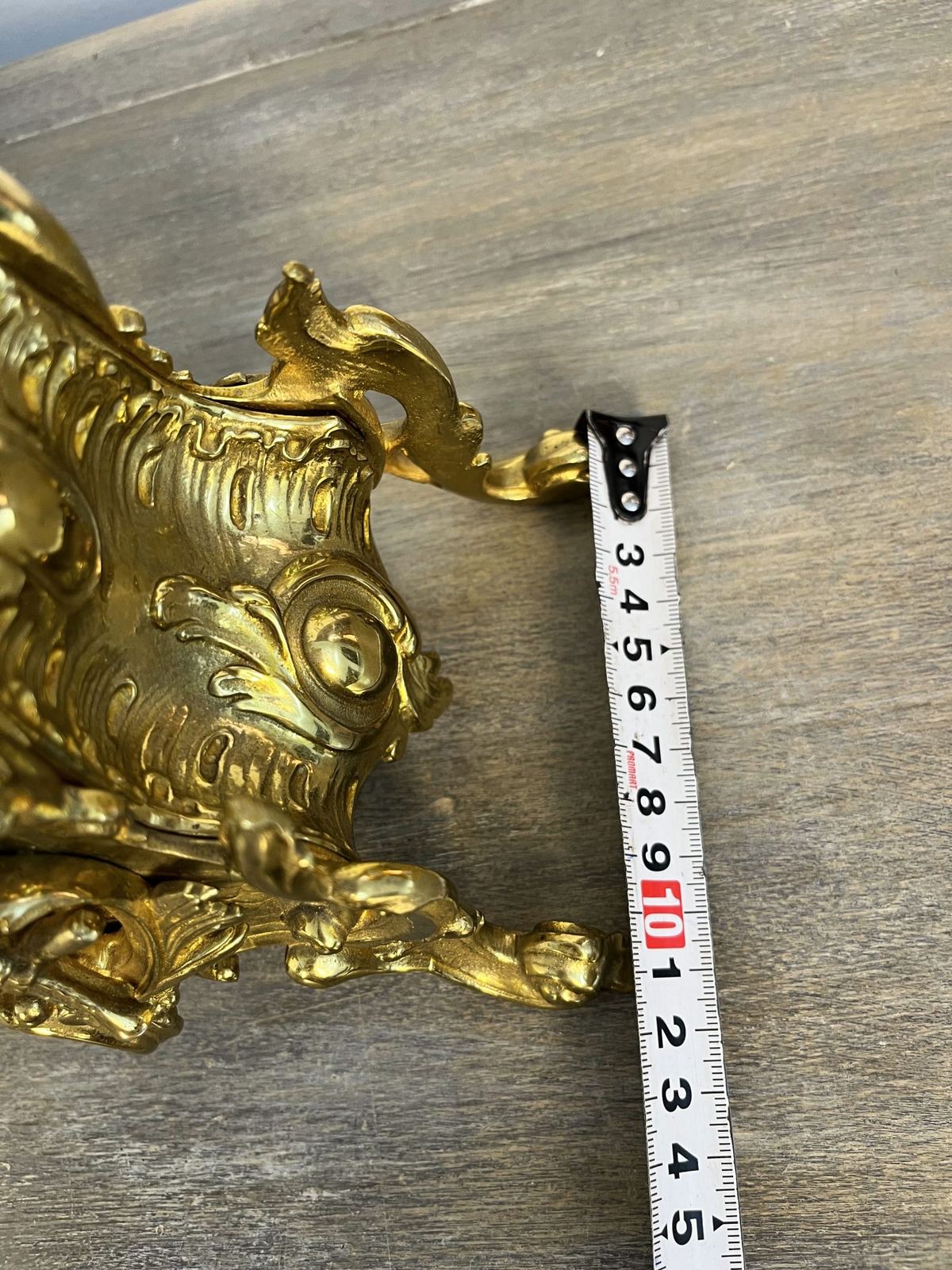 Bộ đồng hồ chân nến Pháp, cao 52cm – ảnh 3
