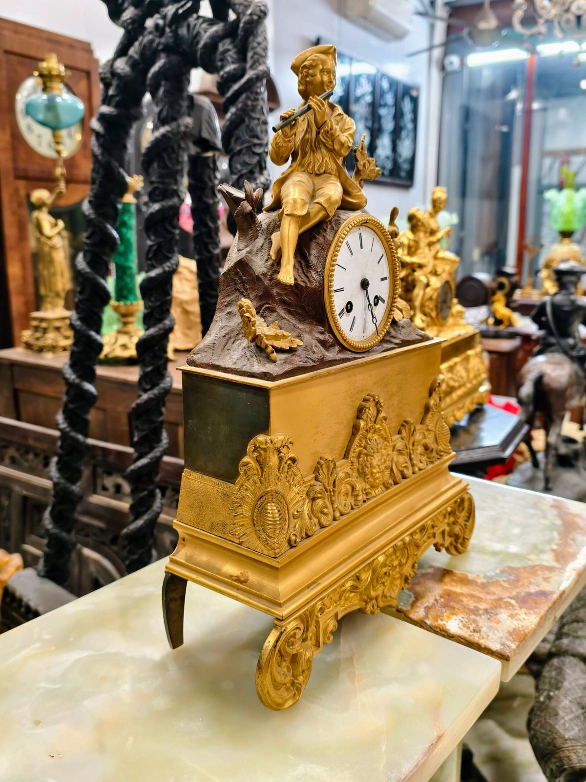 Đồng hồ tượng Pháp, cao 42cm – ảnh 3