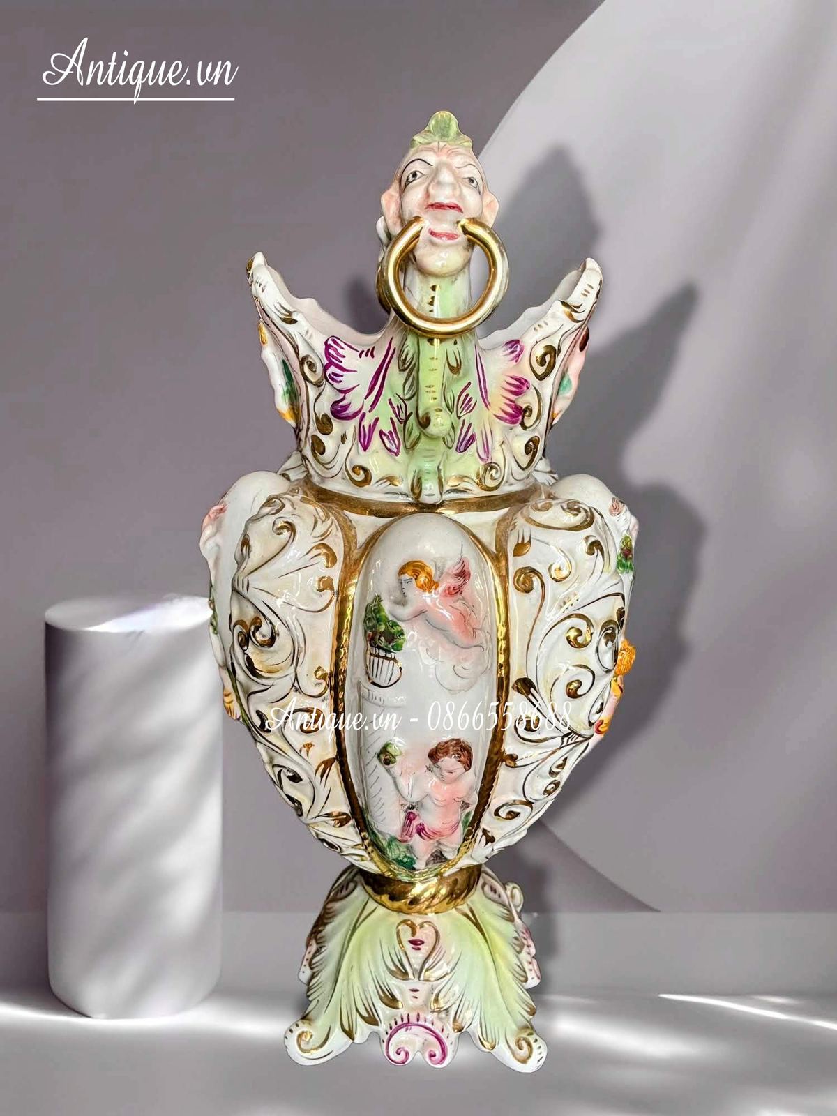 Bình sứ Italy, cao 48cm – ảnh 1