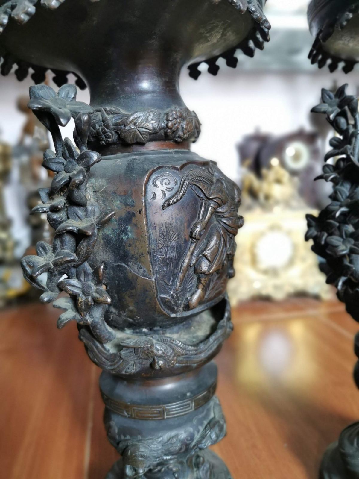Cặp bình đồng Nhật – ảnh 9