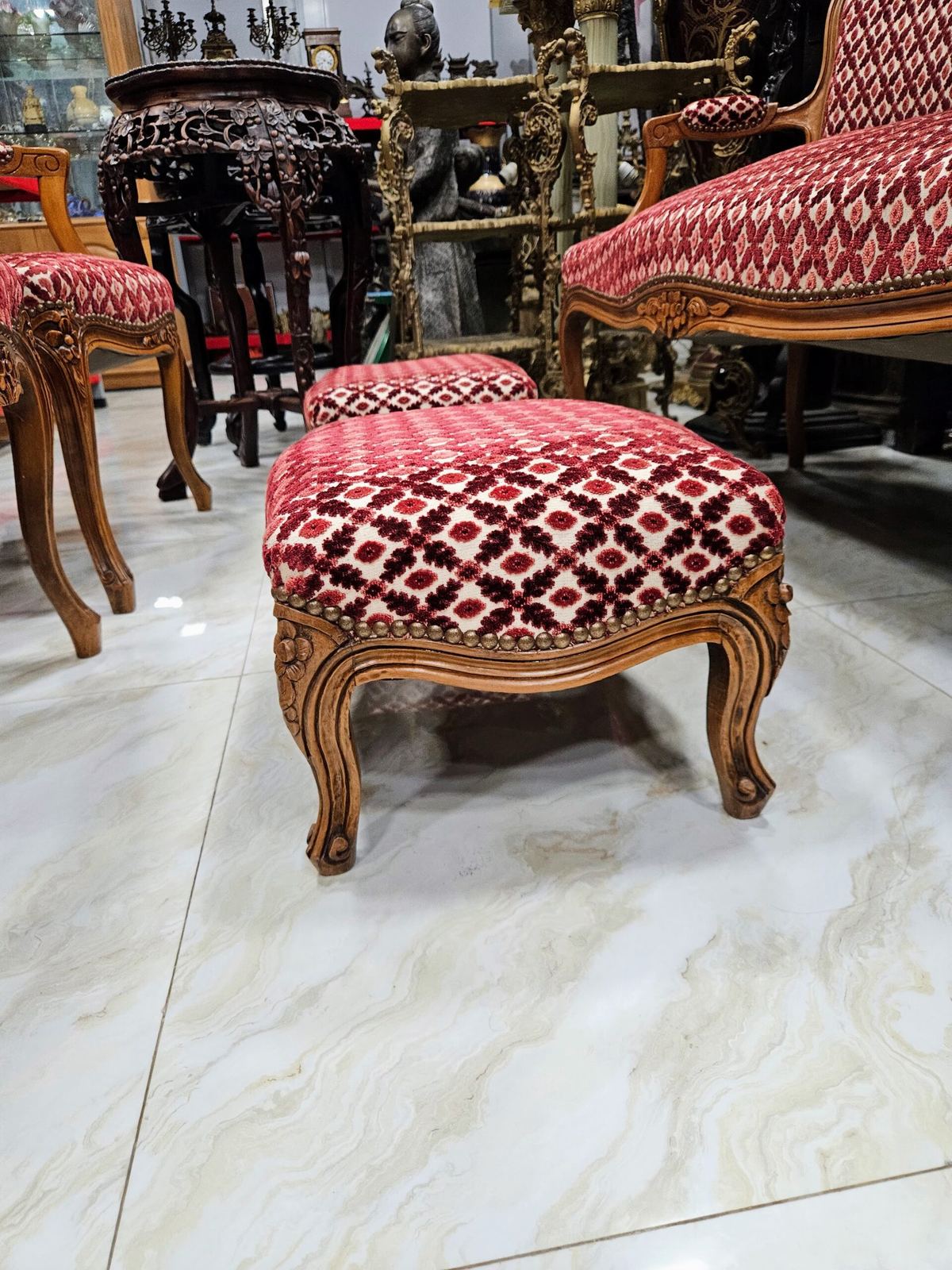 Bộ sofa nỉ nhung – ảnh 6