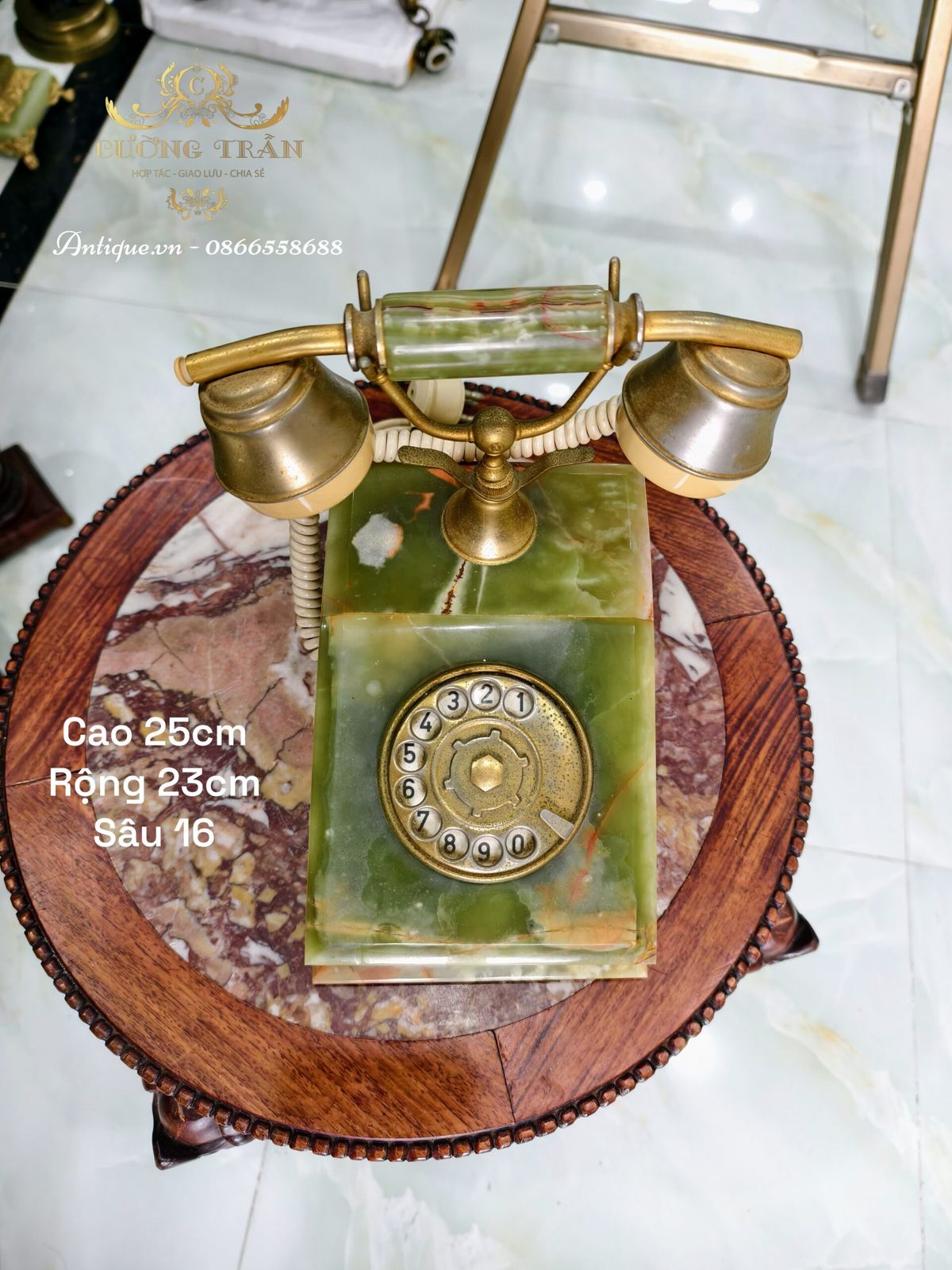 Điện thoại đá Pháp, cao 25cm – ảnh 1