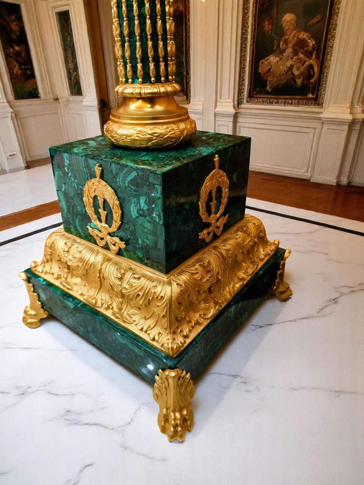 Đèn cây malachite – ảnh 5