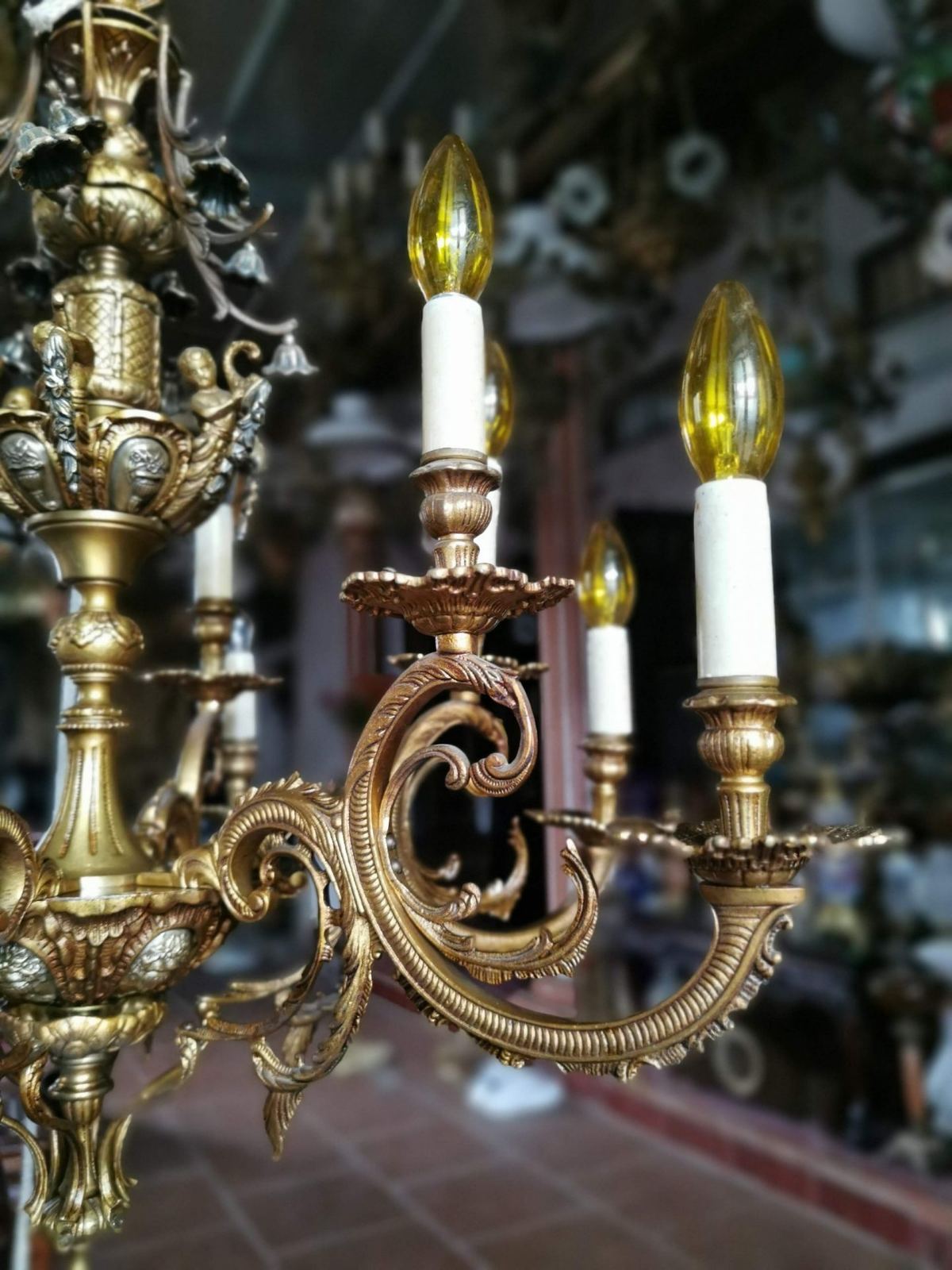 Đèn chùm nhỏ Pháp, cao 80cm – ảnh 6