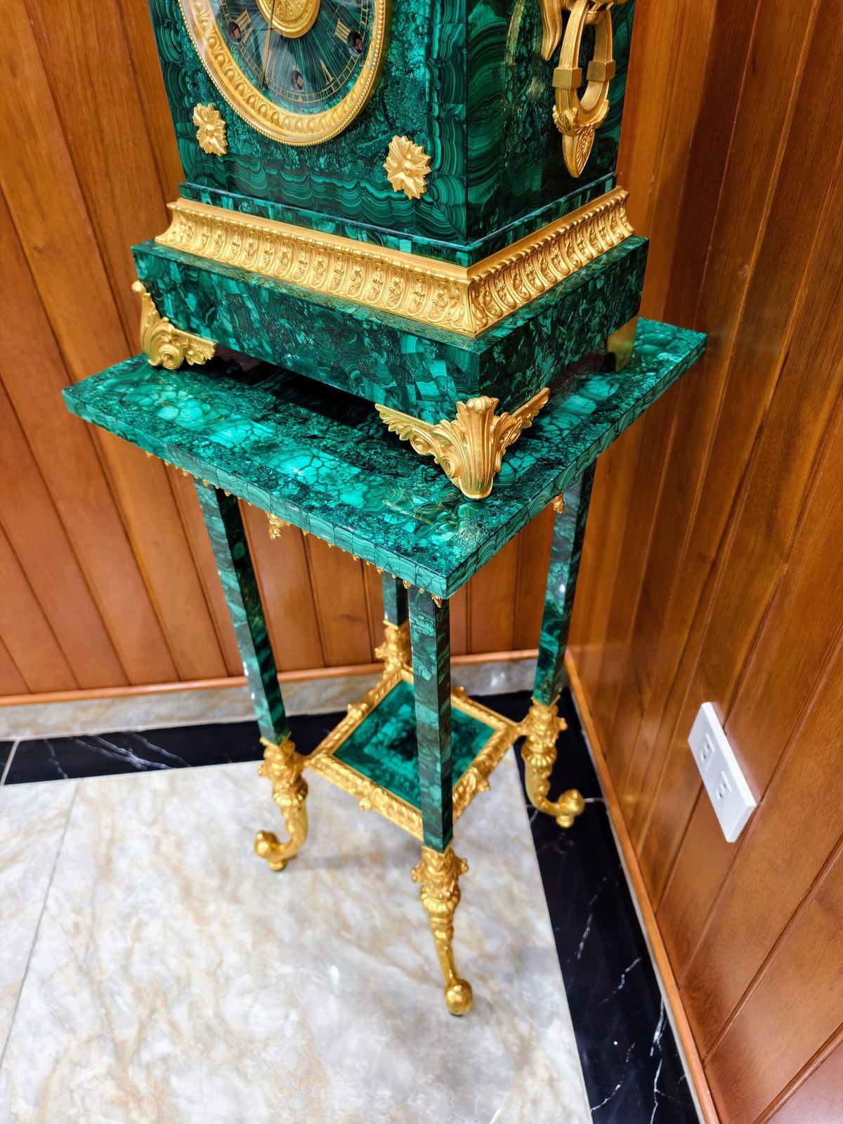 Bộ đồng hồ tượng Pháp, cao 90cm – ảnh 12