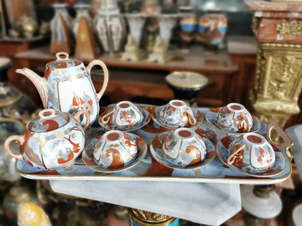 Bộ Ấm Trà Nhật Có Khay Sứ – ảnh 1