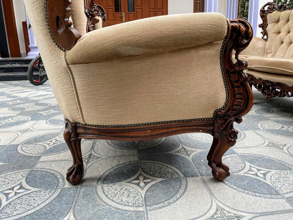 Bộ sofa nỉ Pháp, cao 120cm – ảnh 11