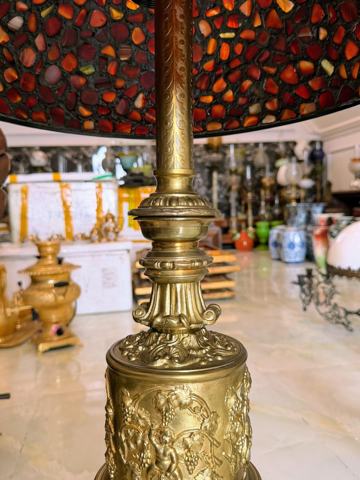 Đèn tiffani, cao 84cm – ảnh 4